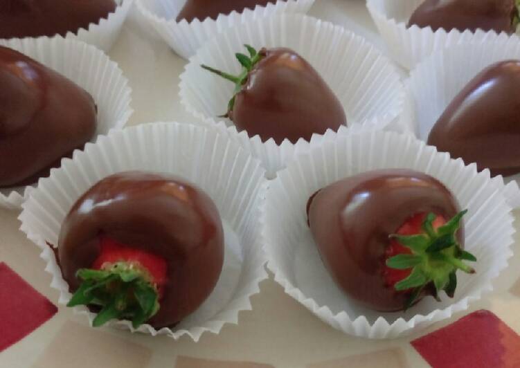 How to Prepare Speedy Chocolate strawberries