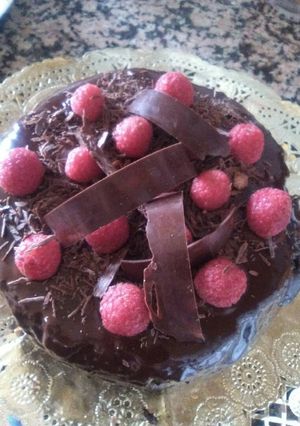 Una foto de Bizcocho de chocolate