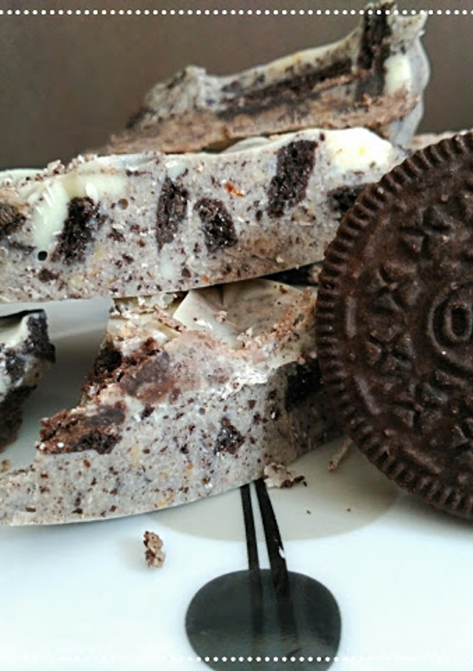 Una foto de Turrón de oreo casero