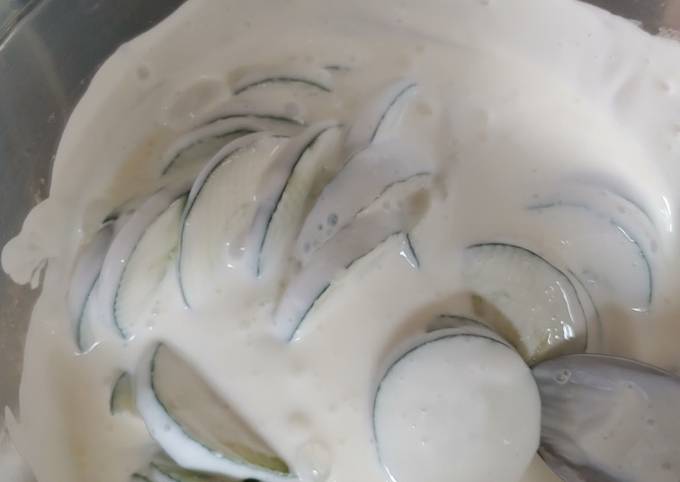 Recipe of Speedy Easy and simple cucumber salad