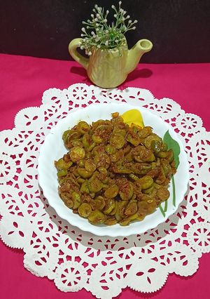 A picture of Maharashtrian style Tondli Sabji With Goda Masala.