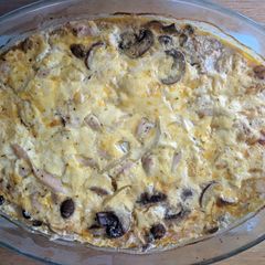 A picture of Chicken Stroganoff.