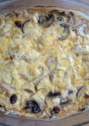 A picture of Chicken Stroganoff.