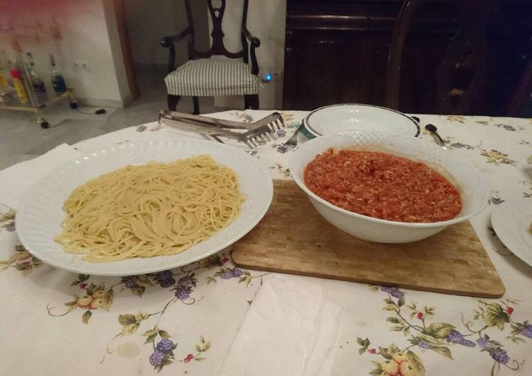 Step-by-Step Guide to Prepare Homemade Soy Mince Bolognese