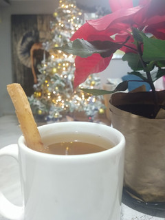 Una foto de Ponche navideño