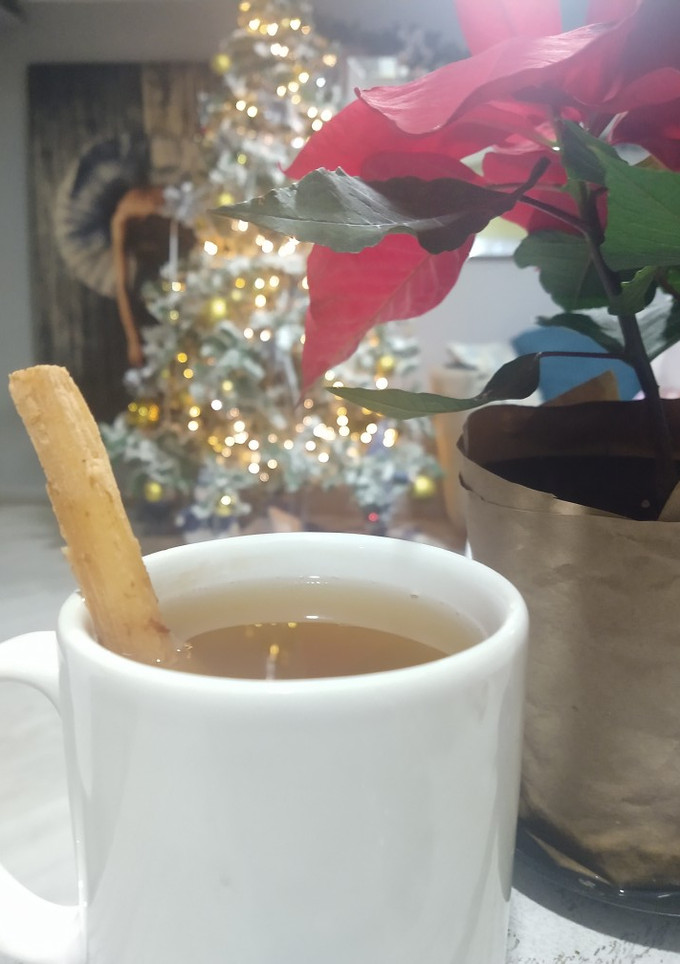 Una foto de Ponche navideño
