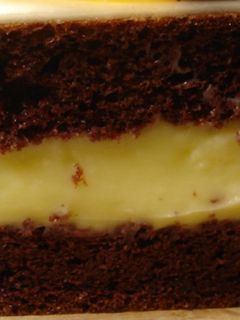 Diétás barackos csokis torta recept fotója