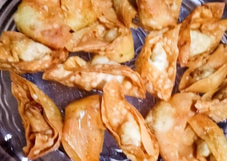 Recipe of Super Quick Homemade Chicken cheese wonton