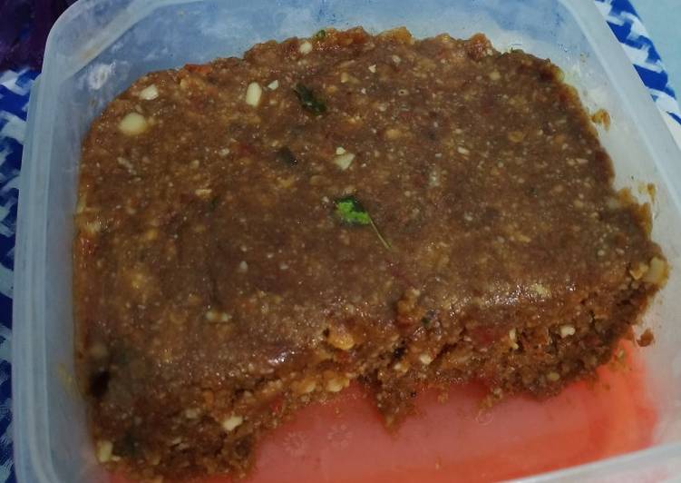 Sambal kacang (utk pecel dll)