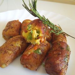 A picture of Potato Kebabs#VeganContest.