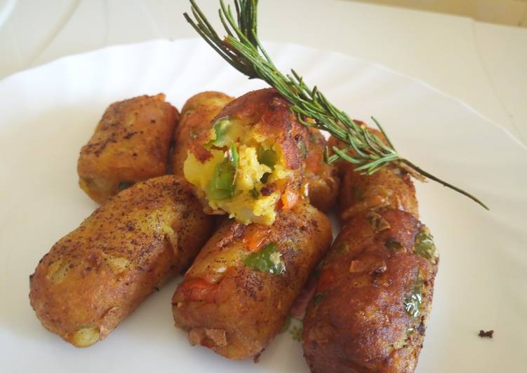 Easiest Way to Make Ultimate Potato Kebabs#VeganContest