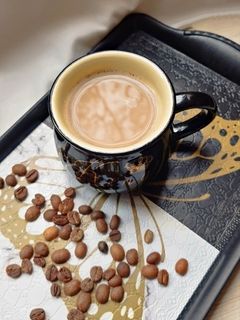 عکسی از دستور شیرقهوه کاراملی