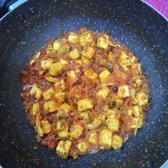 A picture of Kaju paneer sabzi.
