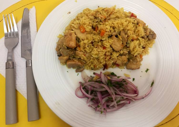 Arroz con pollo al estilo Venezolano 🤗