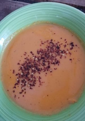 Una foto de Crema de Zanahoria