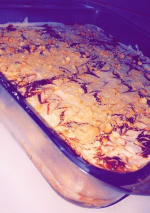 صورة لوصفة حلى طبقات بارد يسرسح 😍❤️