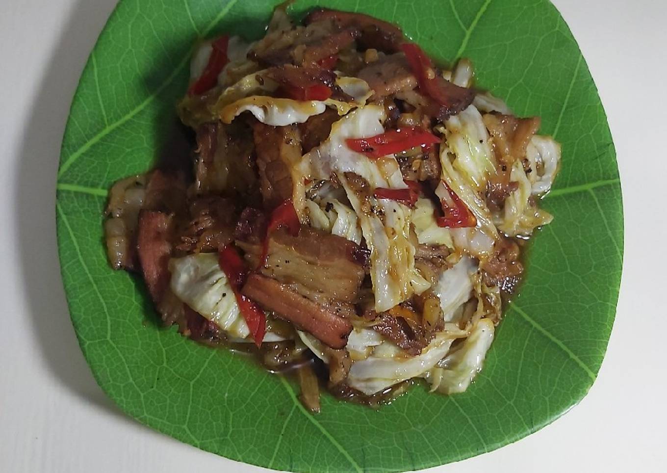 Tumis Kol Daging Pedas