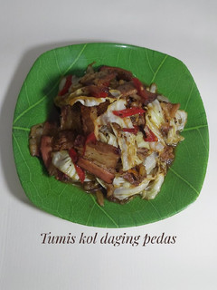 Foto resep Tumis Kol Daging Pedas