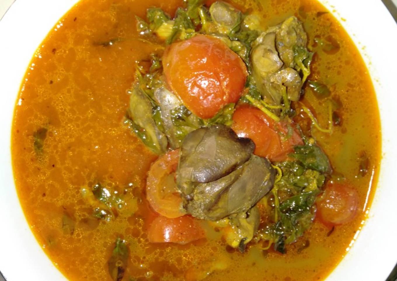 Rica-rica hati ayam ala vi