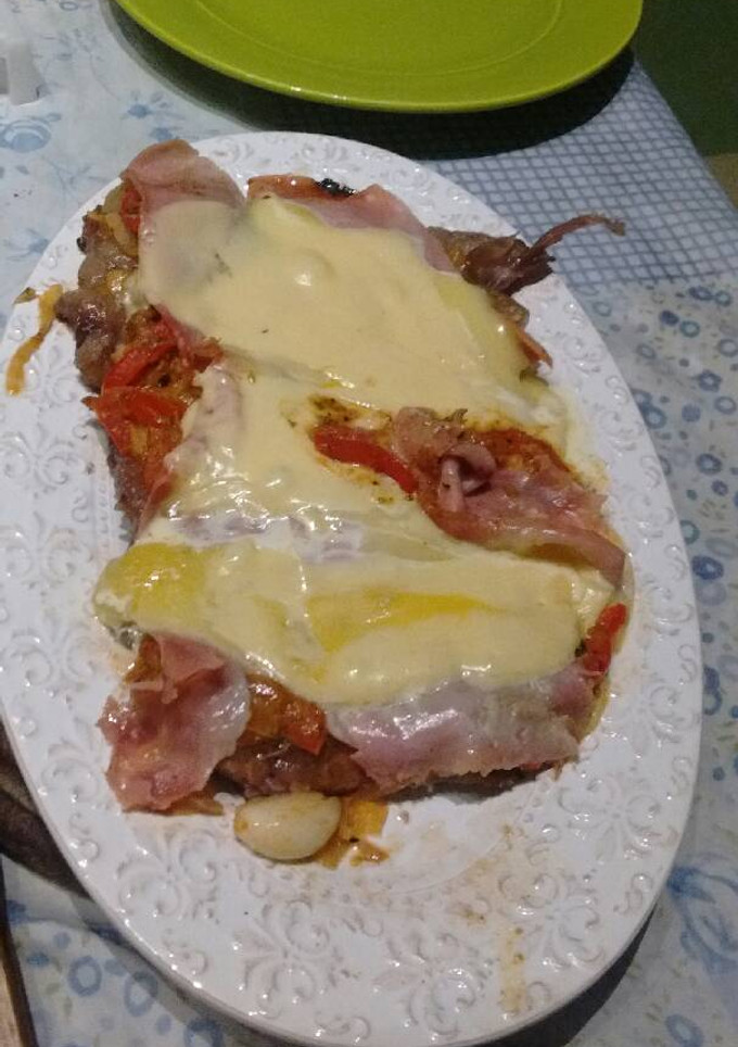 Una foto de Matambre a la pizza sin horno