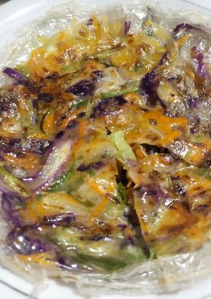 Foto resep Pajoen Low calorie (pancake sayur korea)