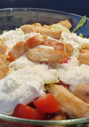 Φωτογραφία της συνταγής Δροσερή σαλάτα με κοτόπουλο!