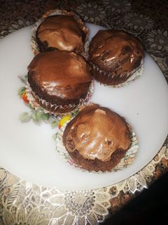 صورة لوصفة كب كيك شوكولاته 😋