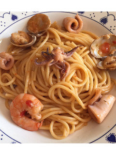Una foto de Espaguettis marineros