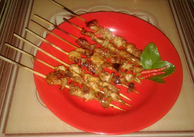 Sate ayam pedas manis sederhana 🎀