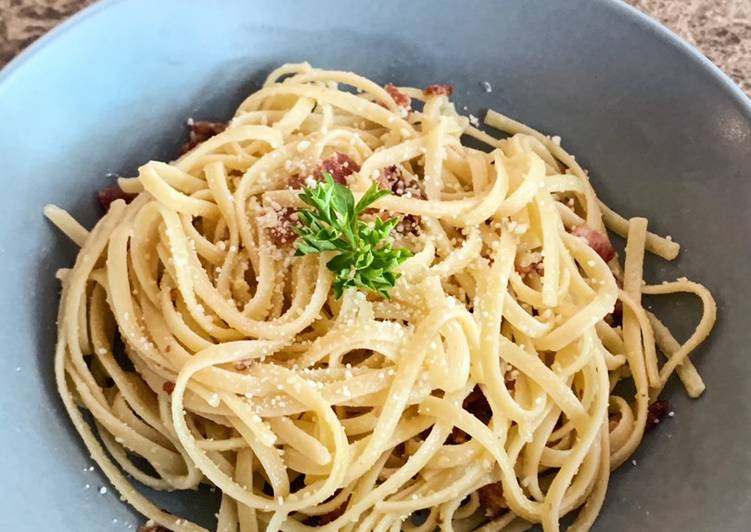 Real Carbonara Pasta (dapat resep dari orang Italia)