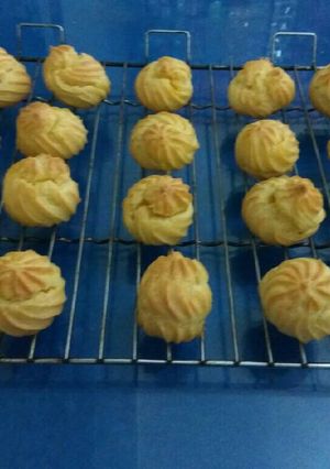 Foto resep Kue soes fla custard