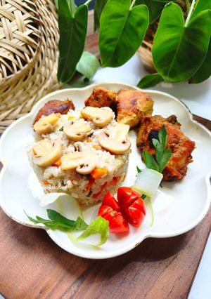 Foto resep Nasi Goreng Jamur Wortel