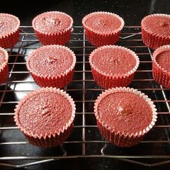 A picture of Red Velvet Cupcakes#charityrecipe.