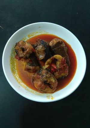Hình của món Cá lóc kho tộ.