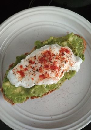 Foto resep Avocado Egg Toast