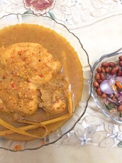 Foto resep Ayam betutu sambal matah