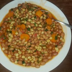 A picture of Fried githeri.