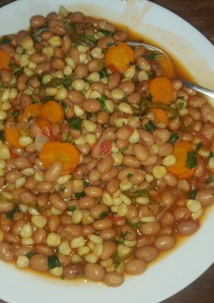 A picture of Fried githeri.