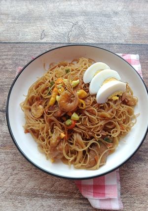 Foto resep Bihun Goreng bakso udang