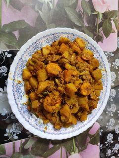 সব্জী চিংড়ি (sabji chingri recipe in Bengali) রেসিপির প্রধান ছবি
