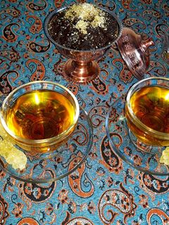 عکسی از دستور دمنوش به لیمو و زعفران
