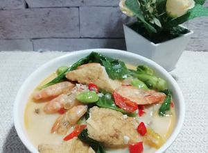 Foto resep 841.Udang Cuciwis Tahu masak Lodeh