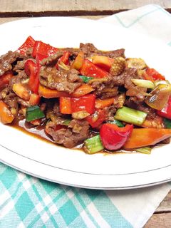 Foto resep Daging Sapi Bumbu Teriyaki a la Restu