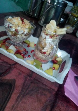A picture of Fruit parfait (2type).