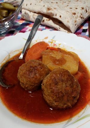 عکسی از دستور کوفته ریزه