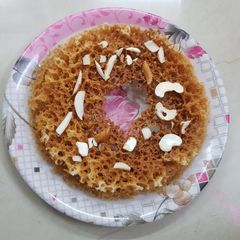 A picture of Ghevar.