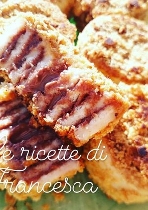 Foto di Rotolini al cioccolato con "panatura" di biscotti 😁😁😁😁😁