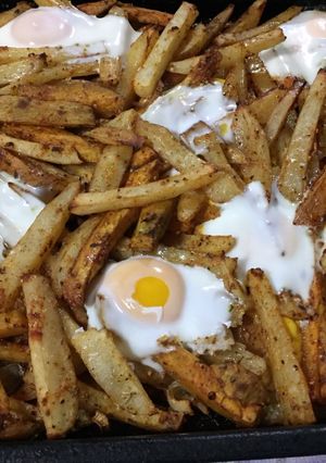Una foto de Súper papas y batatas al horno 🔥