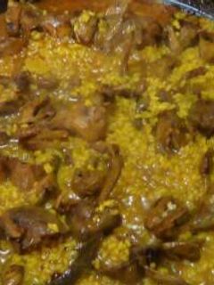 Una foto de Arroz con zorzales