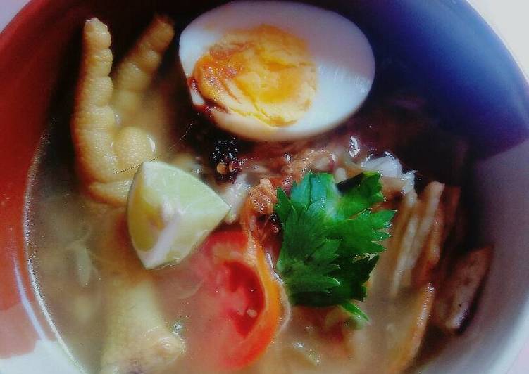 Resep Soto ceker wong ndeso Anti Gagal